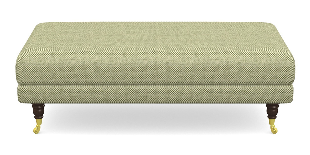 Product photograph of Alwinton Large Footstool In Basket Weave - Sage from Sofas and Stuff Limited