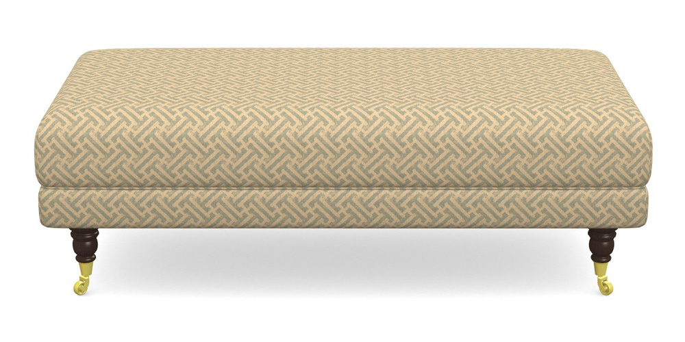 Product photograph of Alwinton Large Footstool In Cloth 18 - Key - Monsoon from Sofas and Stuff Limited