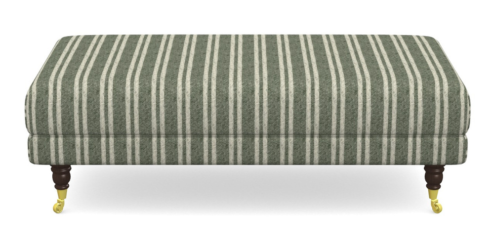 Product photograph of Alwinton Large Footstool In Cloth 22 - Barcode - Courgette from Sofas and Stuff Limited