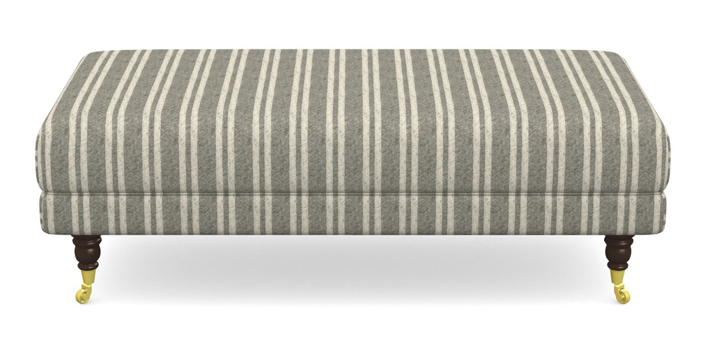 Product photograph of Alwinton Large Footstool In Cloth 22 - Barcode - Seal from Sofas and Stuff Limited