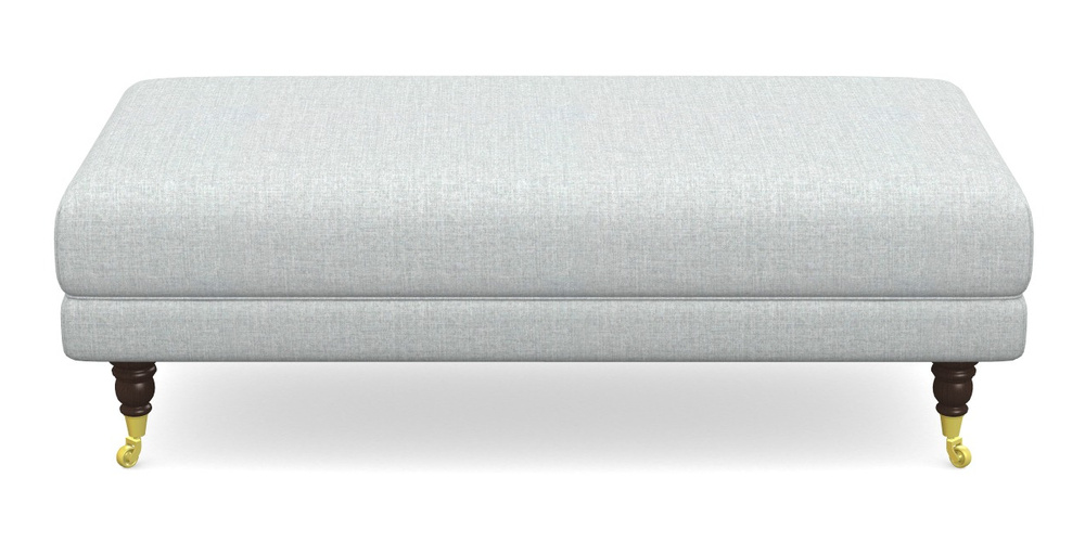 Product photograph of Alwinton Large Footstool In House Plain - Silver from Sofas and Stuff Limited