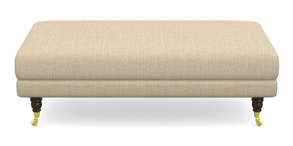 Product photograph of Alwinton Large Footstool In Tough As Houses - Parchment from Sofas and Stuff Limited