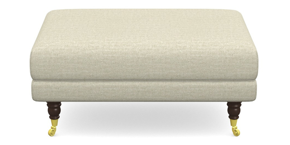 Product photograph of Alwinton Small Footstool In Antwerp Linen - Natural from Sofas and Stuff Limited