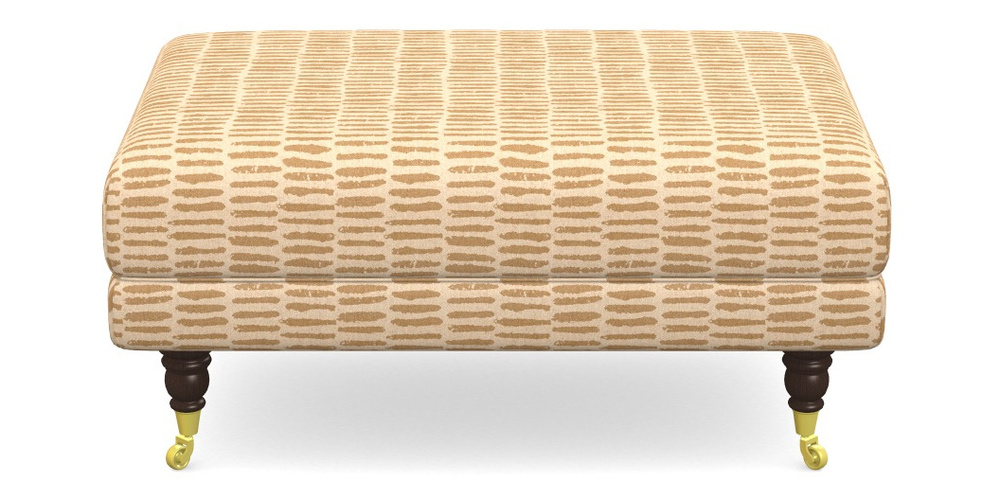 Product photograph of Alwinton Small Footstool In Cloth 18 - Daub - Fudge from Sofas and Stuff Limited