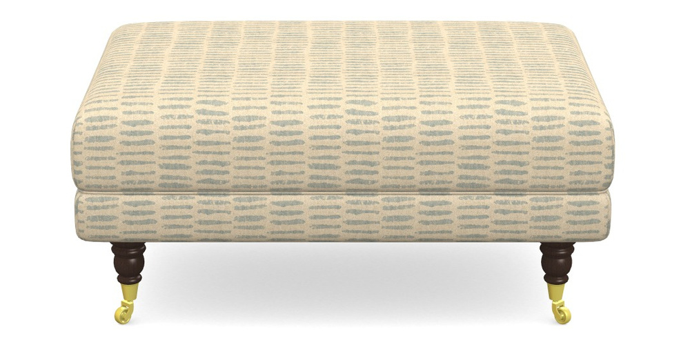 Product photograph of Alwinton Small Footstool In Cloth 18 - Daub - Monsoon from Sofas and Stuff Limited