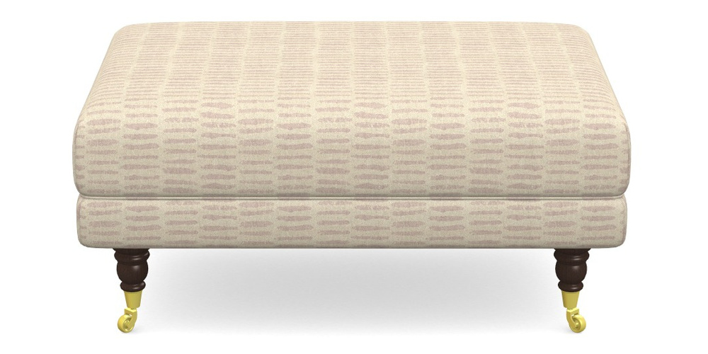 Product photograph of Alwinton Small Footstool In Cloth 18 - Daub - Rose from Sofas and Stuff Limited