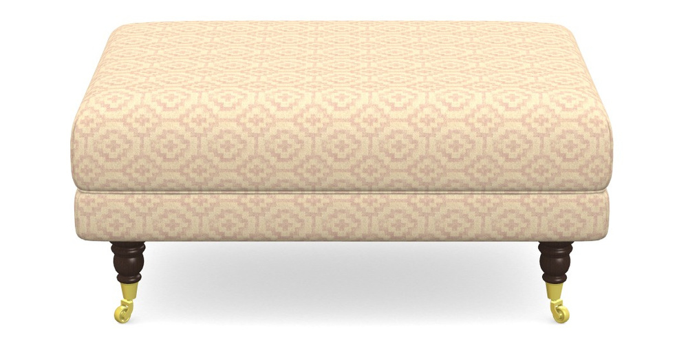 Product photograph of Alwinton Small Footstool In Cloth 18 - Tile - Rose from Sofas and Stuff Limited