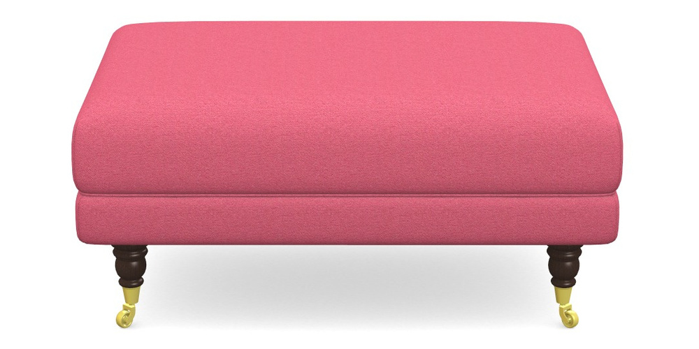 Product photograph of Alwinton Small Footstool In Eco Washable Cotton - Orchid from Sofas and Stuff Limited