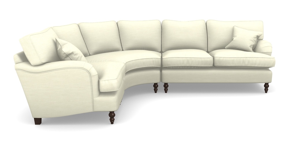 Product photograph of Alwinton Large Corner Unit Rhf In Basket Weave - Cream from Sofas and Stuff Limited