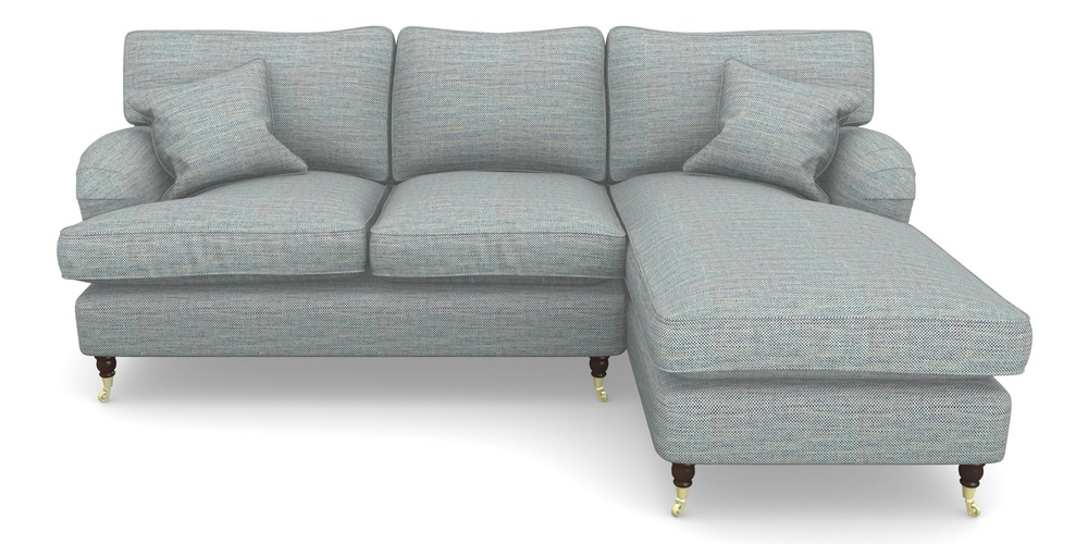 Product photograph of Alwinton Chaise Sofa Rhf In Basket Weave - Blue from Sofas and Stuff Limited