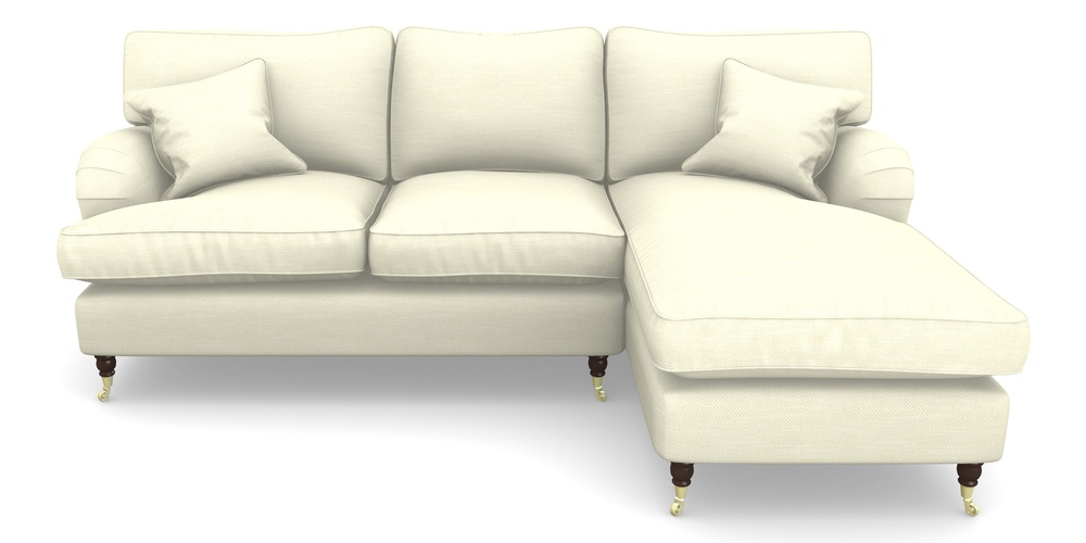 Product photograph of Alwinton Chaise Sofa Rhf In Basket Weave - Cream from Sofas and Stuff Limited