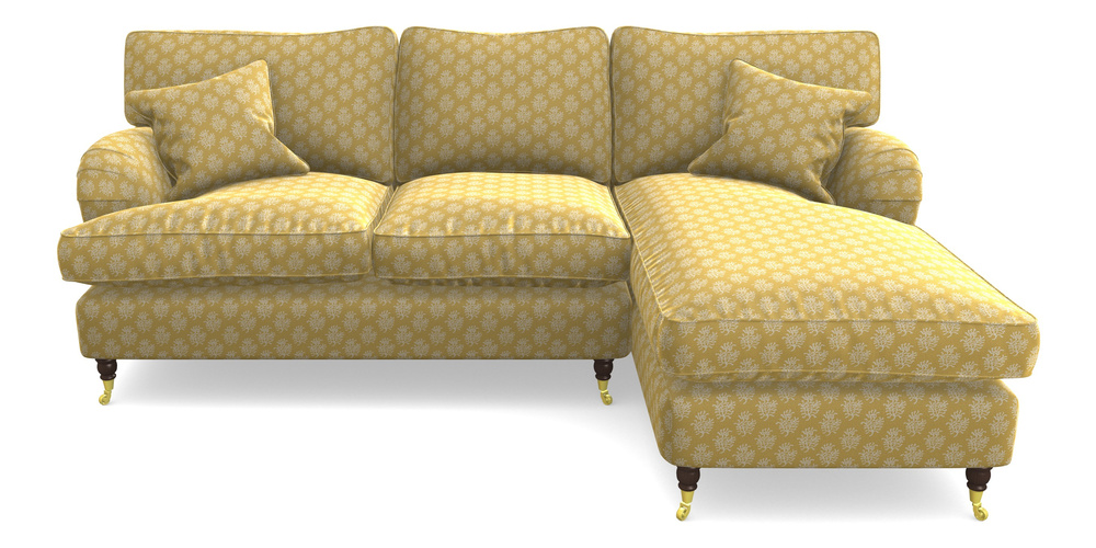 Product photograph of Alwinton Chaise Sofa Rhf In Cloth 21 - Coral 1 - Canary from Sofas and Stuff Limited