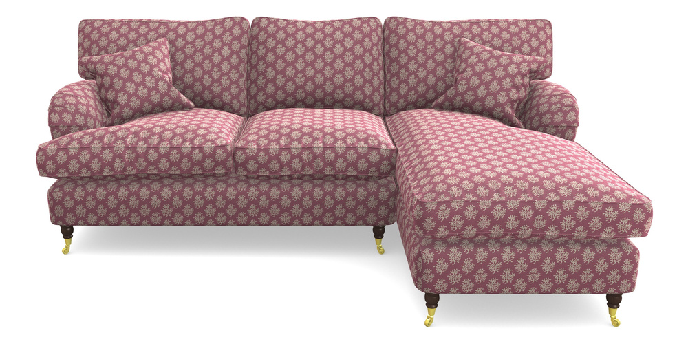 Product photograph of Alwinton Chaise Sofa Rhf In Cloth 21 - Coral 1 - Cassis from Sofas and Stuff Limited