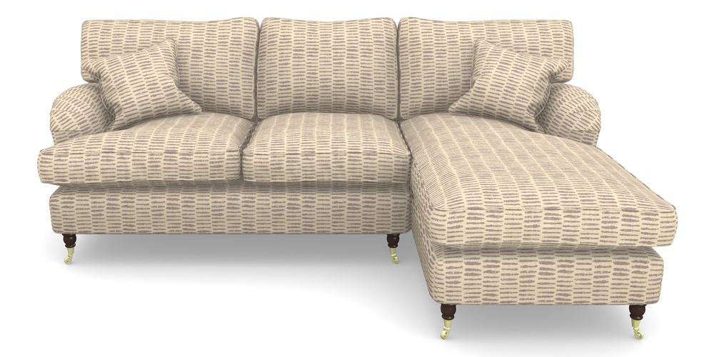 Product photograph of Alwinton Chaise Sofa Rhf In Cloth 18 - Daub - Berry from Sofas and Stuff Limited