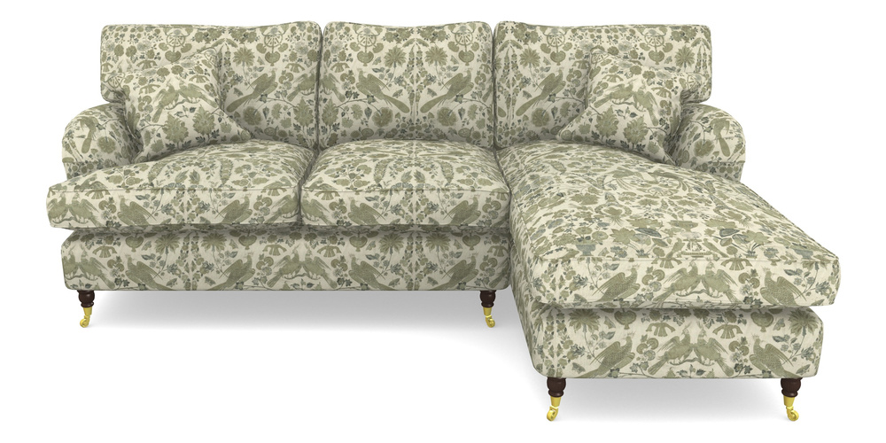 Product photograph of Alwinton Chaise Sofa Rhf In V A Brompton Collection - Coromandel - Basil from Sofas and Stuff Limited