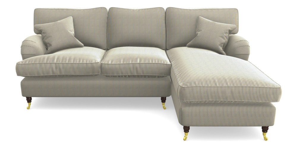 Product photograph of Alwinton Chaise Sofa Rhf In Cloth 21 - Simple Stripe - Bilberry from Sofas and Stuff Limited