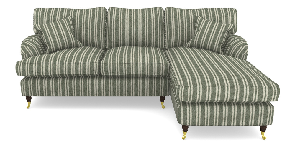 Product photograph of Alwinton Chaise Sofa Rhf In Cloth 22 - Barcode - Courgette from Sofas and Stuff Limited