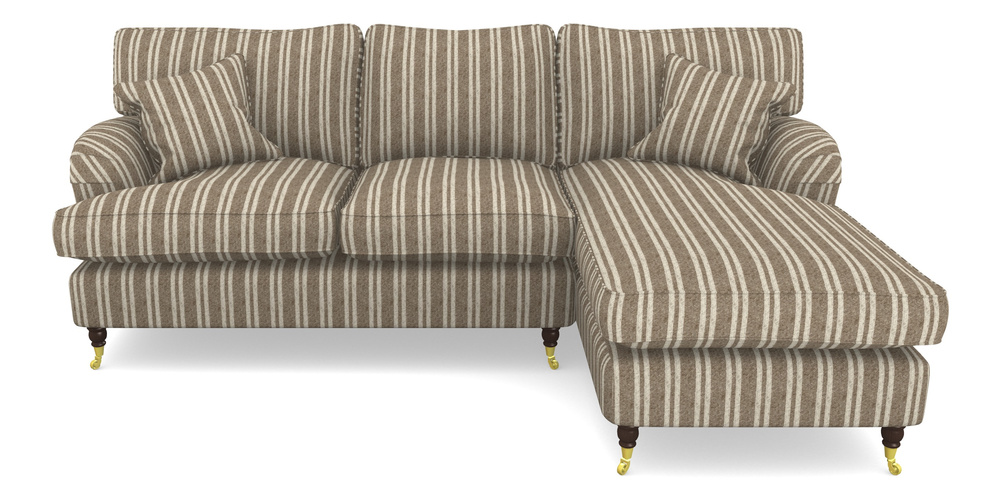 Product photograph of Alwinton Chaise Sofa Rhf In Cloth 22 - Barcode - Peat from Sofas and Stuff Limited