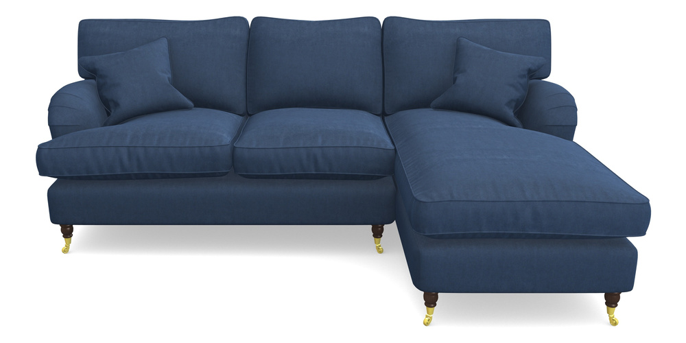 Product photograph of Alwinton Chaise Sofa Rhf In Clever Tough And Eco Velvet - Agean from Sofas and Stuff Limited