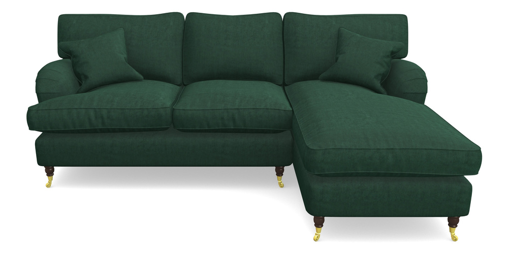 Product photograph of Alwinton Chaise Sofa Rhf In Clever Tough And Eco Velvet - Pine from Sofas and Stuff Limited