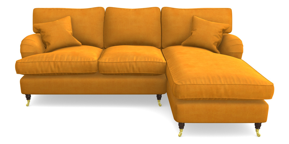 Product photograph of Alwinton Chaise Sofa Rhf In Clever Tough And Eco Velvet - Spice from Sofas and Stuff Limited