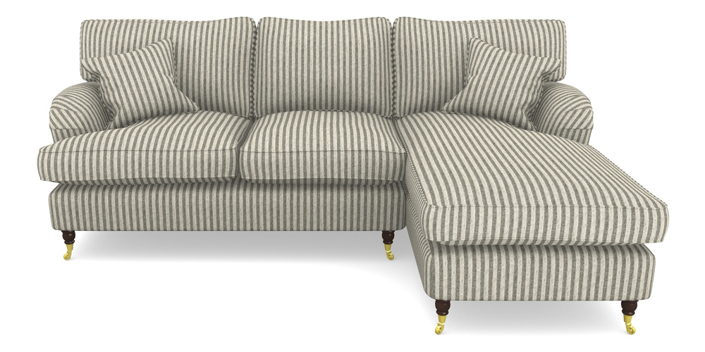 Product photograph of Alwinton Chaise Sofa Rhf In Cloth 22 - Pinstripe - Seal from Sofas and Stuff Limited