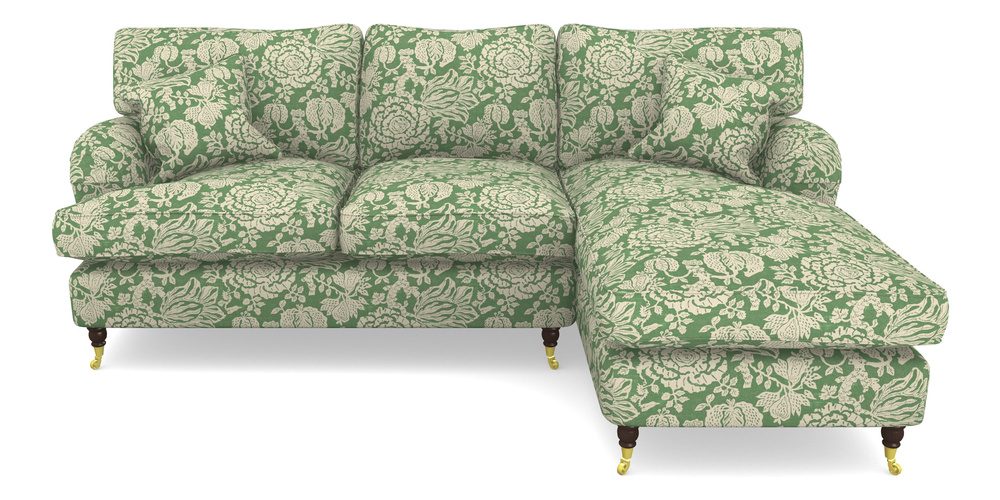 Product photograph of Alwinton Chaise Sofa Rhf In V A Brompton Collection - Flowering Kale - Basil from Sofas and Stuff Limited