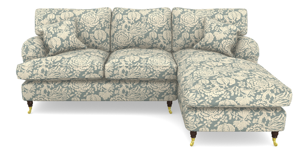 Product photograph of Alwinton Chaise Sofa Rhf In V A Brompton Collection - Flowering Kale - Pebble from Sofas and Stuff Limited