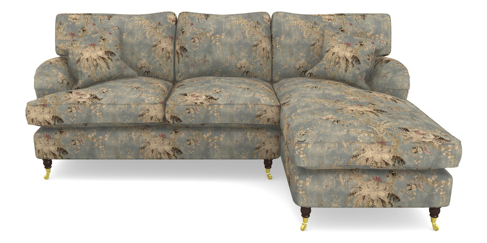 Product photograph of Alwinton Chaise Sofa Rhf In Floral Linen - Zefferino Danish Girl from Sofas and Stuff Limited