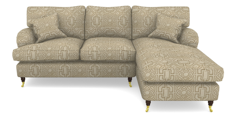 Product photograph of Alwinton Chaise Sofa Rhf In Rhs Collection - Large Knot Garden Linen - Gold from Sofas and Stuff Limited