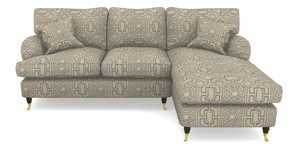 Product photograph of Alwinton Chaise Sofa Rhf In Rhs Collection - Large Knot Garden Linen - Grey from Sofas and Stuff Limited