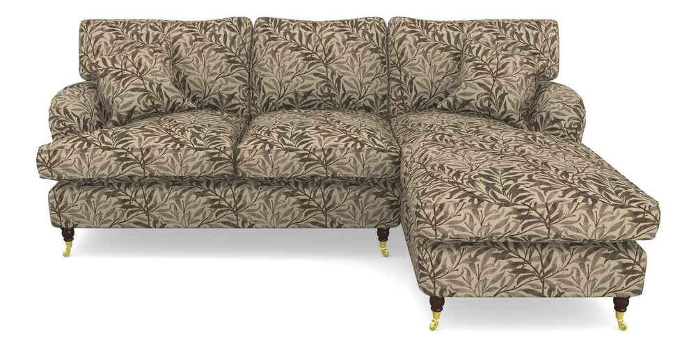 Product photograph of Alwinton Chaise Sofa Rhf In V A Drawn From Nature - Willow Bough Large - Brown from Sofas and Stuff Limited