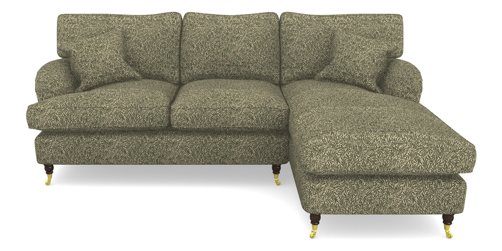 Product photograph of Alwinton Chaise Sofa Rhf In V A Drawn From Nature Collection - Willow - Dark Green from Sofas and Stuff Limited