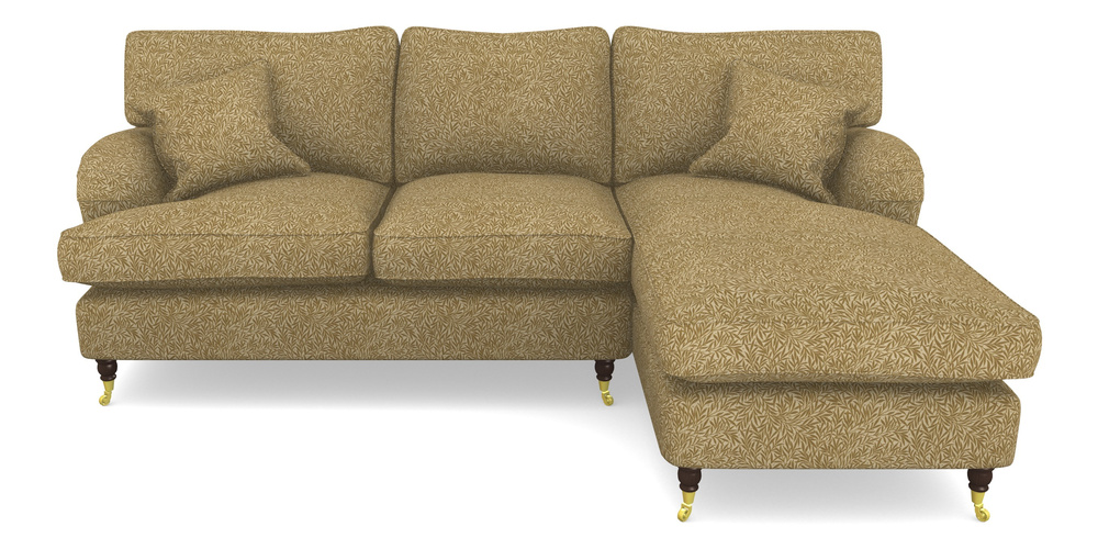 Product photograph of Alwinton Chaise Sofa Rhf In V A Drawn From Nature Collection - Willow - Gold from Sofas and Stuff Limited