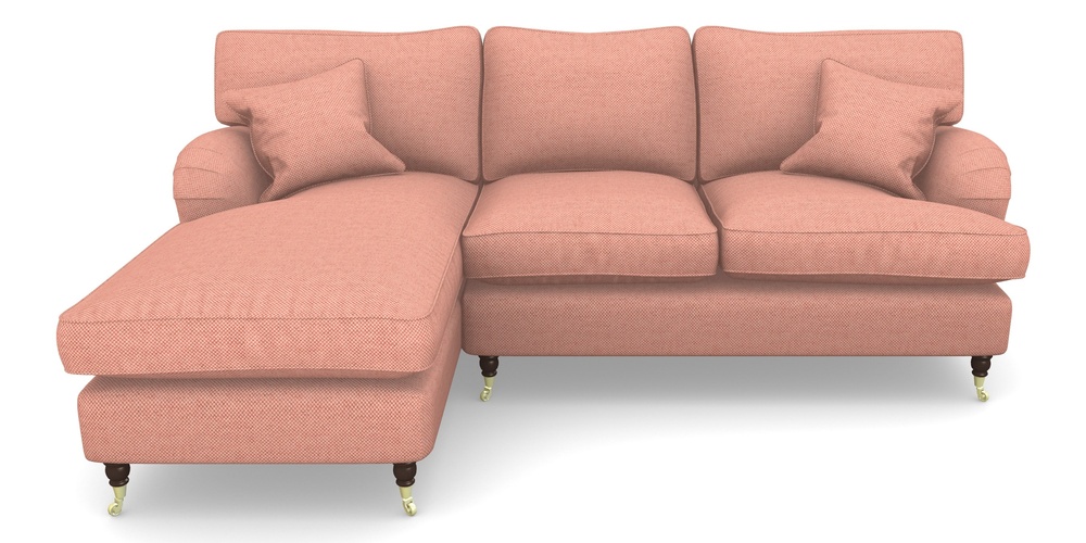 Product photograph of Alwinton Chaise Sofa Lhf In Basket Weave - Peony from Sofas and Stuff Limited
