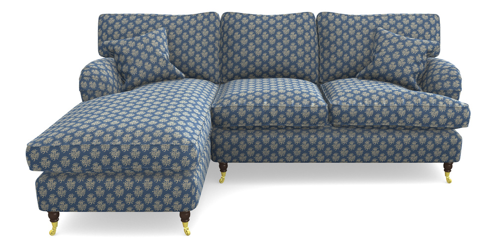 Product photograph of Alwinton Chaise Sofa Lhf In Cloth 21 - Coral 1 - Bilberry from Sofas and Stuff Limited