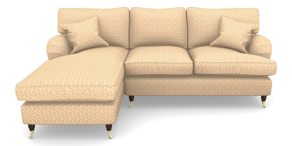 Product photograph of Alwinton Chaise Sofa Lhf In Cloth 18 - Key - Fudge from Sofas and Stuff Limited