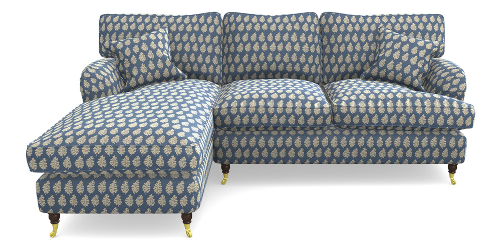 Product photograph of Alwinton Chaise Sofa Lhf In Cloth 21 - Oak Leaf - Bilberry from Sofas and Stuff Limited