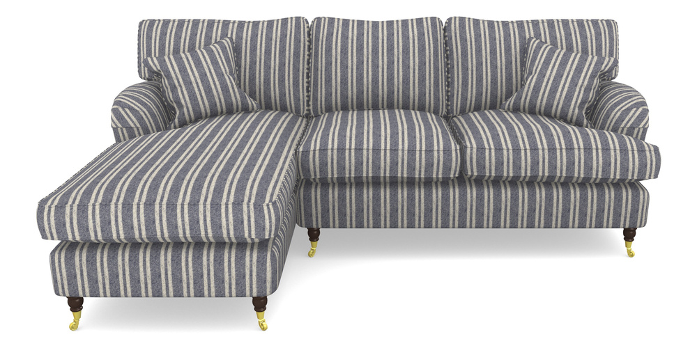 Product photograph of Alwinton Chaise Sofa Lhf In Cloth 22 - Barcode - Deep Water from Sofas and Stuff Limited