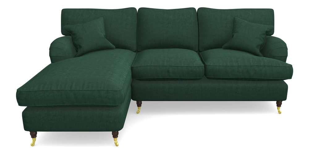 Product photograph of Alwinton Chaise Sofa Lhf In Clever Tough And Eco Velvet - Pine from Sofas and Stuff Limited