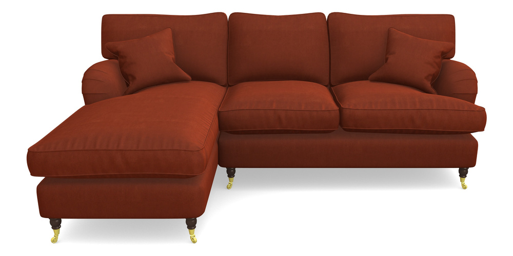 Product photograph of Alwinton Chaise Sofa Lhf In Clever Tough And Eco Velvet - Tawny from Sofas and Stuff Limited