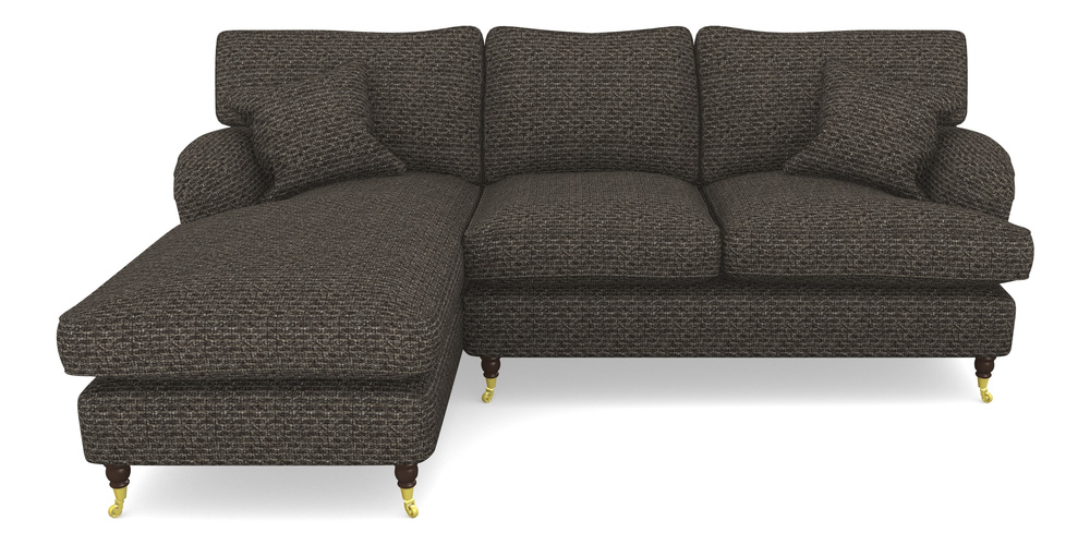 Product photograph of Alwinton Chaise Sofa Lhf In Cloth 20 - Design 3 - Chestnut Weave from Sofas and Stuff Limited