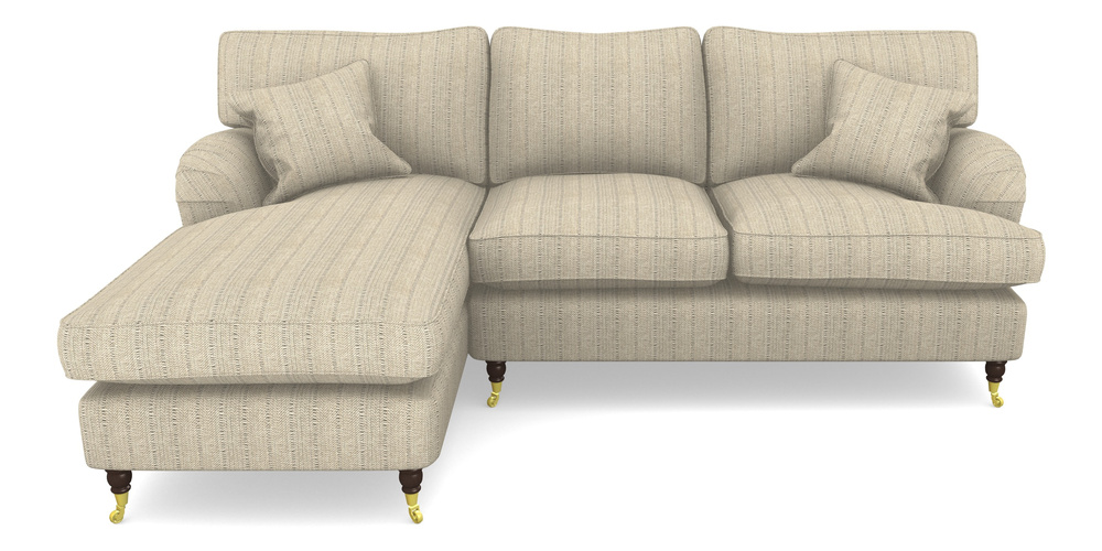 Product photograph of Alwinton Chaise Sofa Lhf In Cloth 20 - Design 1 - Natural Herringbone from Sofas and Stuff Limited