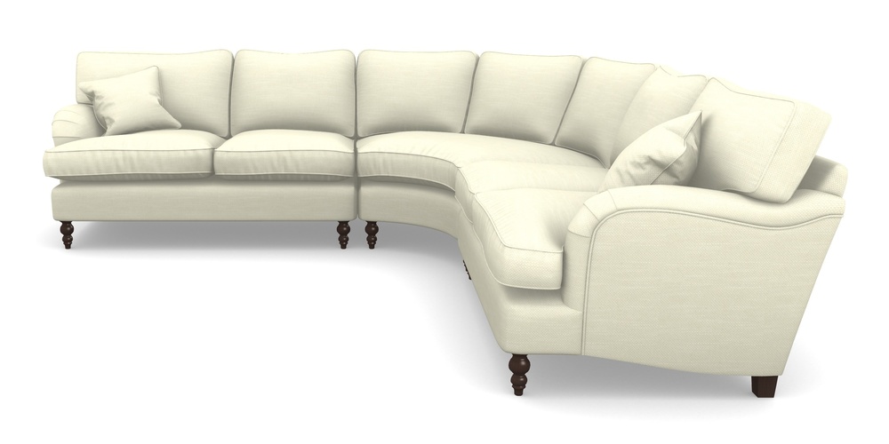 Product photograph of Alwinton Grand Corner Unit In Basket Weave - Cream from Sofas and Stuff Limited