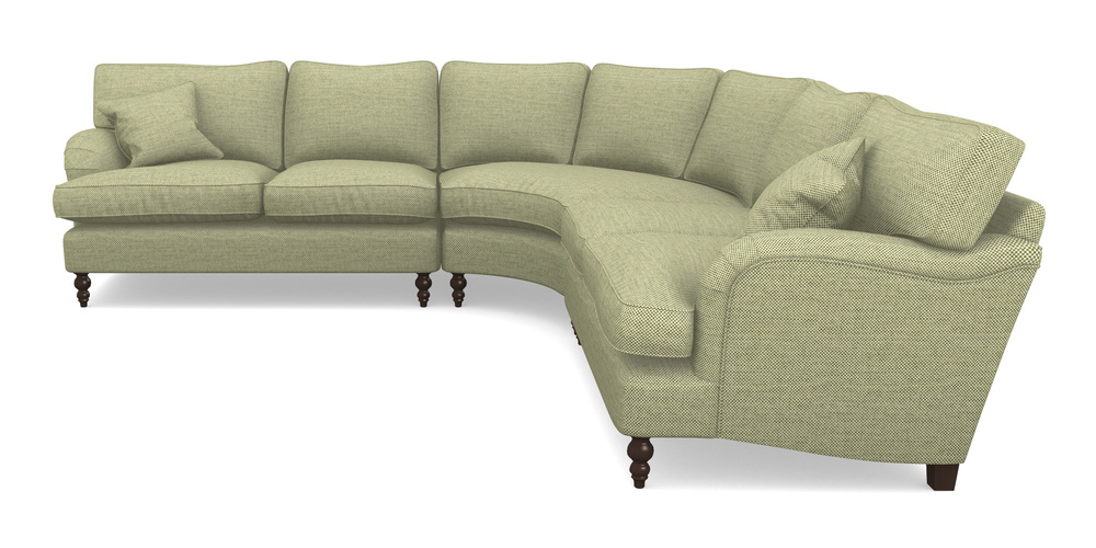 Product photograph of Alwinton Grand Corner Unit In Basket Weave - Sage from Sofas and Stuff Limited