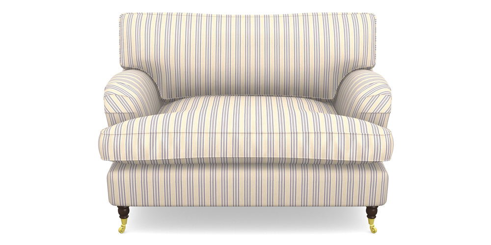 Product photograph of Alwinton Snuggler In Cloth 22 - Racing Stripes Ayr - Blueberry from Sofas and Stuff Limited