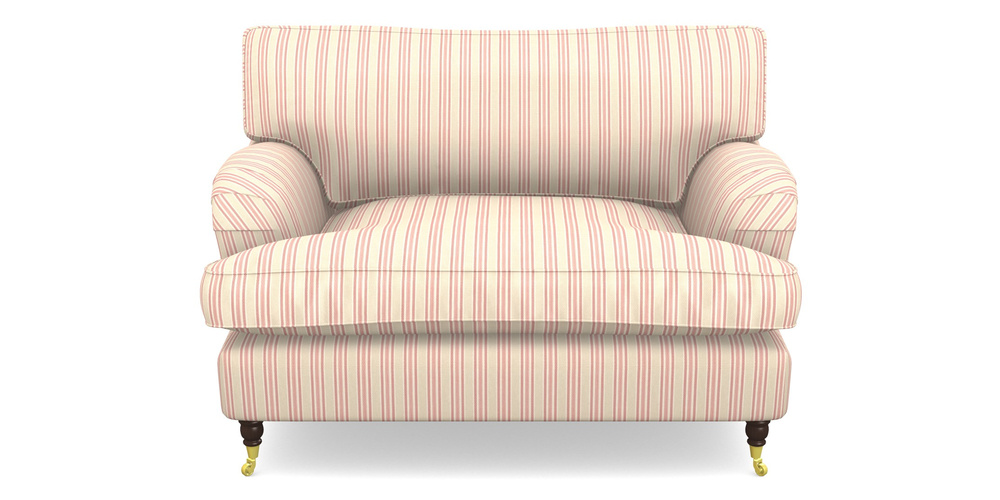 Product photograph of Alwinton Snuggler In Cloth 22 - Racing Stripes Ayr - Cherry from Sofas and Stuff Limited