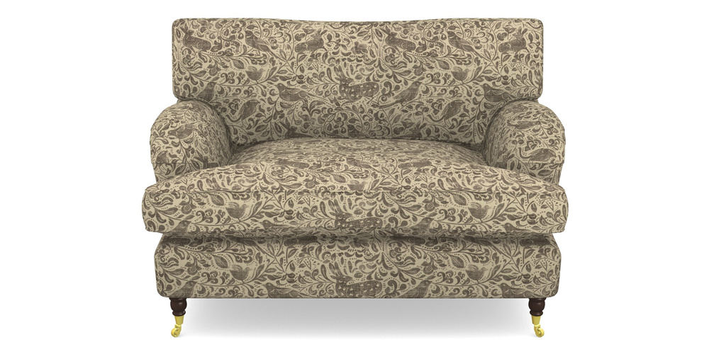 Product photograph of Alwinton Snuggler In V A Drawn From Nature - Bird And Rabbit - Brown from Sofas and Stuff Limited