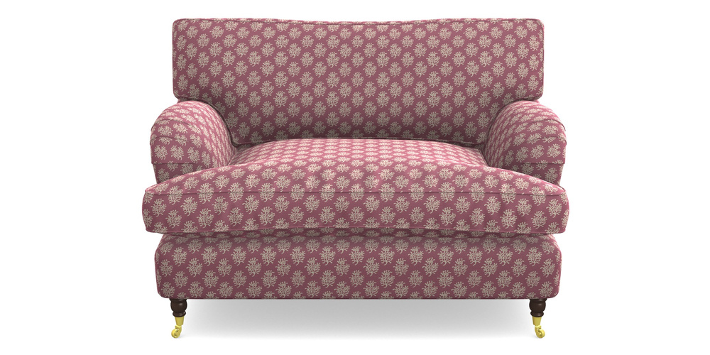 Product photograph of Alwinton Snuggler In Cloth 21 - Coral 1 - Cassis from Sofas and Stuff Limited