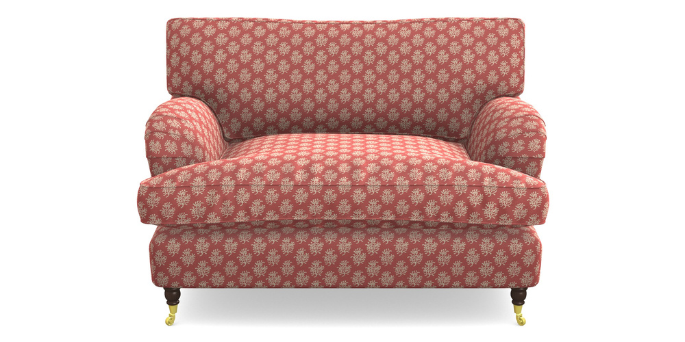 Product photograph of Alwinton Snuggler In Cloth 21 - Coral 1 - Ginger Snap from Sofas and Stuff Limited